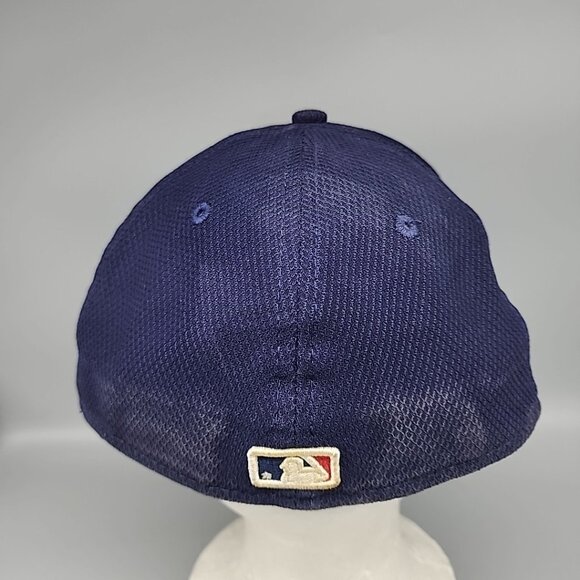 San Francisco Giants Hat Cap Mens Fitted 7 1/2 New Era American Flag 4th Of July - Picture 3 of 6